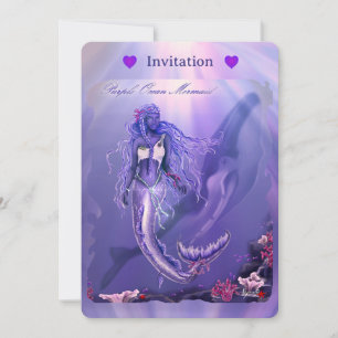 Purple Ocean Mermaid