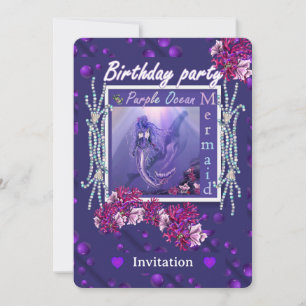 Purple Ocean Mermaid