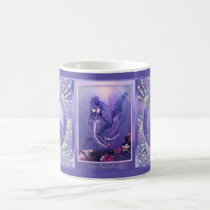Purple ocean mermaid coffee mug