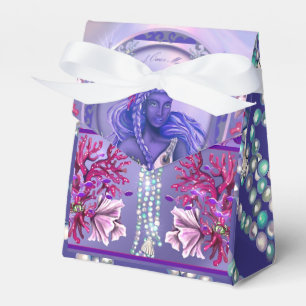 Purple Ocean Mermaid Favour Box