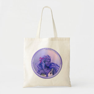 Purple Ocean Mermaid Tote Bag