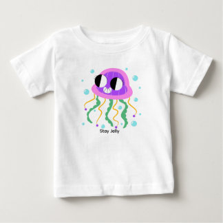 Purple Ocean Sea Creature Illustration for Kids St Baby T-Shirt