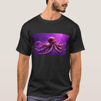 Purple octopus design  T-Shirt