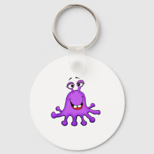 Purple Octopus Monster by Send2smiles Key Ring