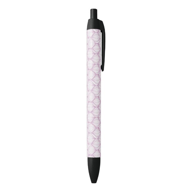 Purple ogee stripes pattern background black ink pen (Bottom (Vertical))