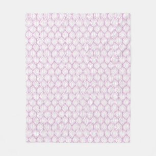 Purple ogee stripes pattern background fleece blanket