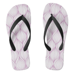 Purple ogee stripes pattern background thongs