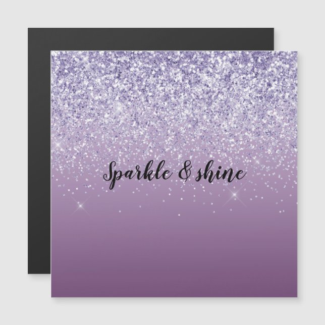 Purple Ombre Glitter (Front/Back)