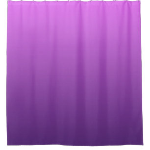 Purple ombre gradient shower curtain