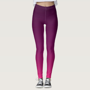 Purple ombre leggings