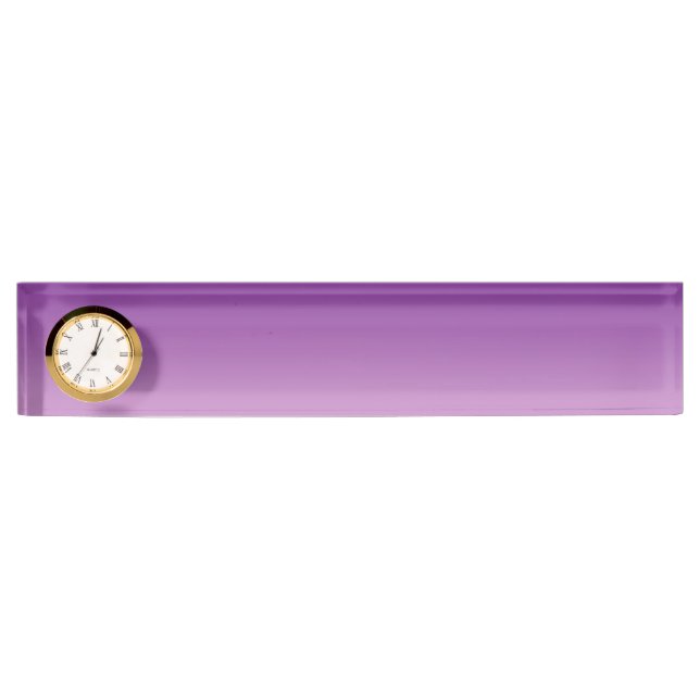 Purple Ombre Nameplate (Front)