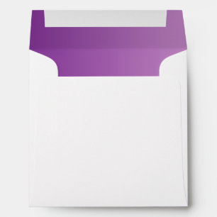 Purple Ombre Square Envelopes