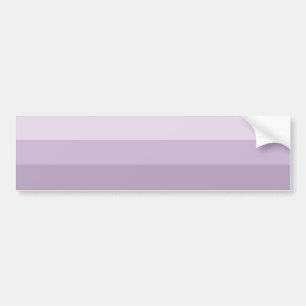 Purple Ombre Striped Bumper Sticker