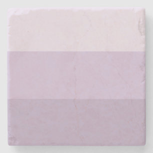 Purple Ombre Striped Stone Coaster