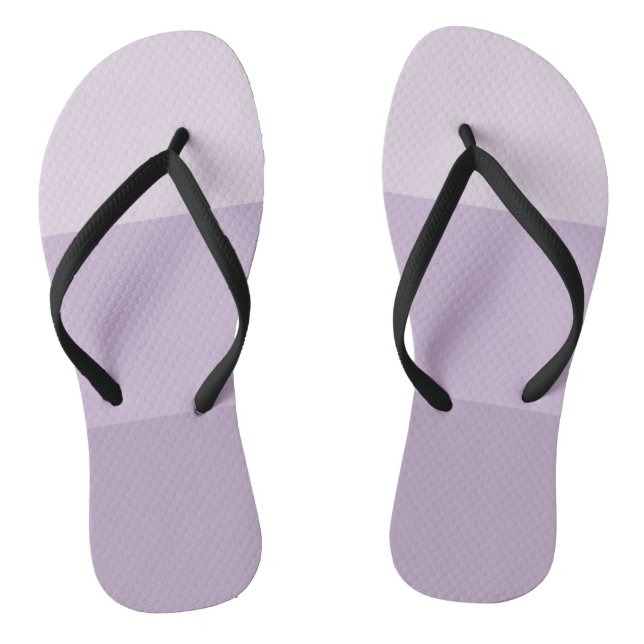 Purple Ombre Striped Thongs (Footbed)