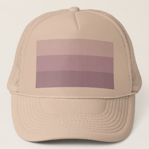 Purple Ombre Striped Trucker Hat
