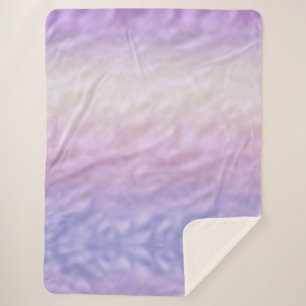 Purple Ombre Unicorn Sherpa Blanket