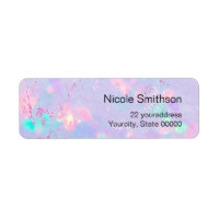 purple opal background labels