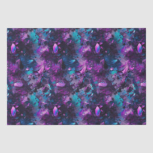 Purple Opal Dream Tissue Paper Abstract Crystals