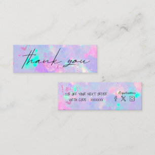 purple opal gemstone discount card