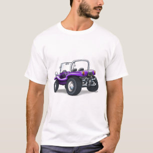 purple open top beach buggy