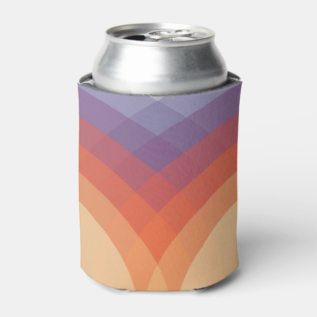 Purple, orange and blue colourful pastel arches can cooler (Can Front)
