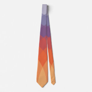 Purple, orange and blue colourful pastel arches  tie