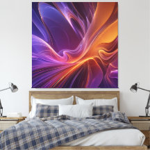 Purple orange radiant