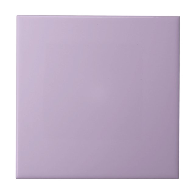 Purple Orchid Bloom Solid Colour Print Ceramic Tile (Front)
