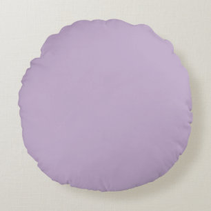 Purple Orchid Bloom Solid Colour Print Round Cushion