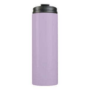 Purple Orchid Bloom Solid Colour Print Thermal Tumbler