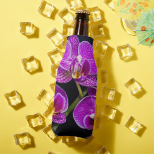 Purple orchid bottle cooler