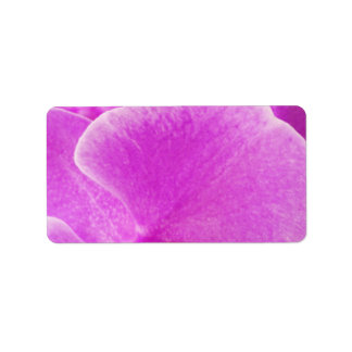 Purple Orchid Flower Fresh Natural Label