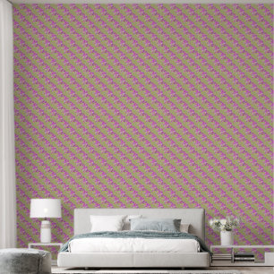 Purple orchid flower watercolor art patterned wallpaper