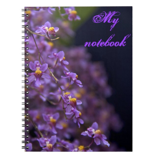 Purple Orchid Notebook (Front)
