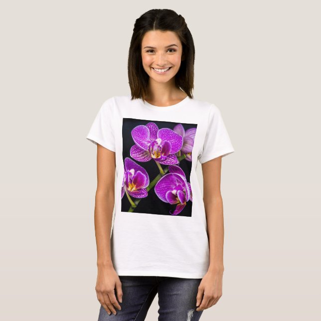 Purple orchid T-Shirt (Front Full)