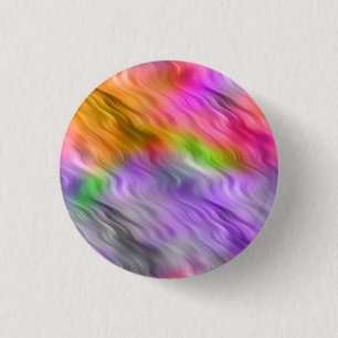 Purple Orchid Wavy Texture 3 Cm Round Badge