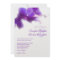 Purple Orchid Wedding Invitation