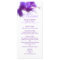 Purple Orchid Wedding Menu