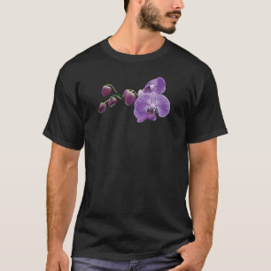 \Purple Orchid With Buds Mens T-Shirt