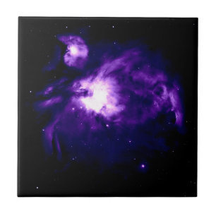 Purple Orion Nebula : Galaxy Ceramic Tile