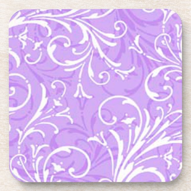 Purple Ornamental Coasters (Front)