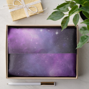 Purple Outer Space Stars Universe Galaxy Sun God Tissue Paper