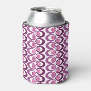 Purple Oval Strings Can Cooler