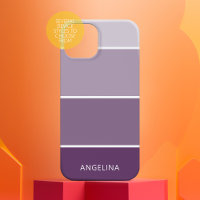 Purple Paint Chips Strip - Custom Name