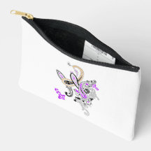 Purple Paisley Accessory Pouch