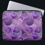 Purple Paisley Damask Pattern Laptop Sleeve<br><div class="desc">Beautifully exotic,  this design features a paisley damask pattern in rich hues of purple.</div>