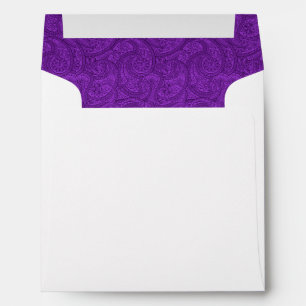Purple Paisley Envelope