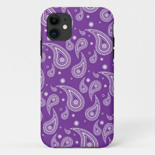 Purple Paisley iPhone 5 Phone Case
