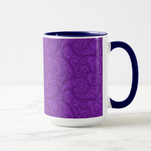 Purple Paisley Mug